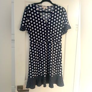 Oh so cute Michael Kors Polka Dot Dress Size L NWOT